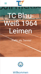 Mobile Screenshot of blauweissleimen.de